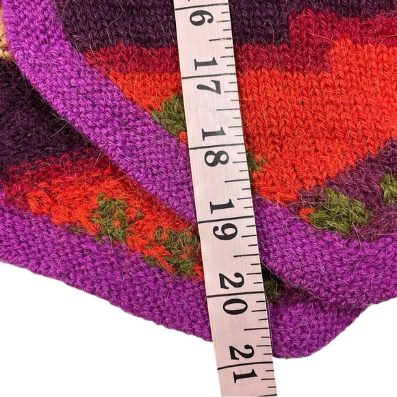 Peruvian Connection Womens Medium Vest Alpaca Animals Vintage Unique Boho - Picture 13 of 16